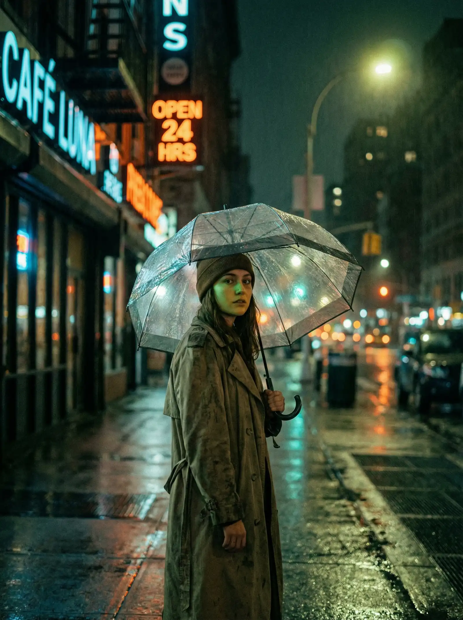 小青茗 本周佳作 - 雨夜独行